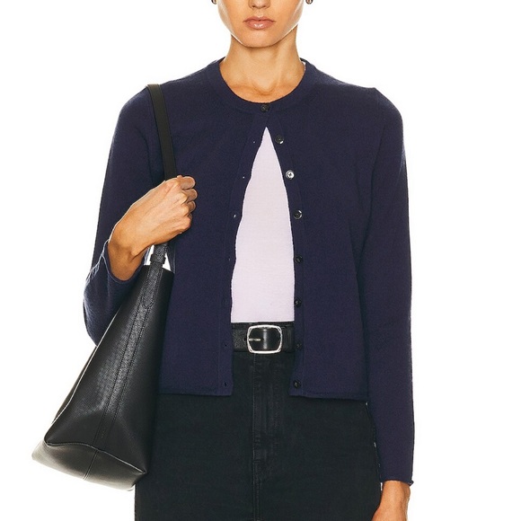 Guest in Residence 100%‎ Cashmere Cardigan in Navy Size XS - Picture 1 of 5